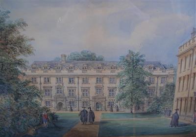 cc00304 Christ's College Fellows' Building 2nd Court.jpg; cc00304; 2nd Court Christ's College; picture